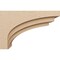 Ekena Millwork 10"W x 30"D x 20"H Classic Rockford Rough Cedar Woodgrain TimberThane Corbel, Primed Tan CORUR10X30X20ROCRCPR - alternate 2